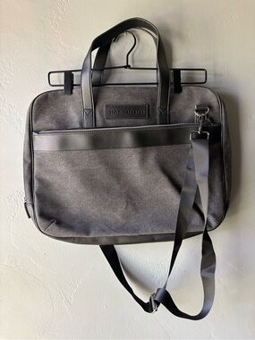 John Varvatos Canvas Messenger Bag